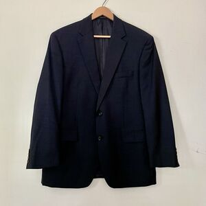 Lauren Ralph Lauren Blazer Sport Coat Men 42R Wool Birdseye Knit Preppy Refined